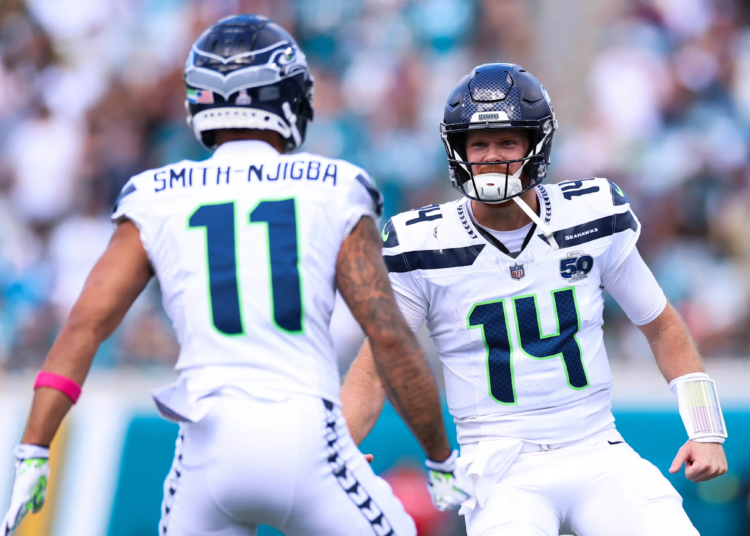 Sam Darnold & Jaxon Smith-Njigba ‘Just Keep Connecting’ As Seattle Seahawks Win In Jacksonville