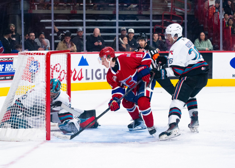 Spokane drops third straight, 4-1 to the Rockets