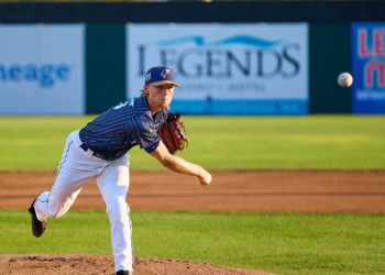 McGwire, Dust Devils Defeat Hops (Tyler Adams - Tri-City Dust Devils)