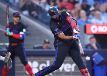 Vladimir Guerrero Jr.'s RBI double (Photo: MLB.com)